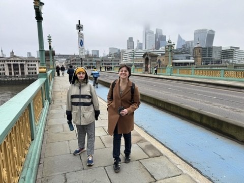 Southwark Bridge and the River Thames in London